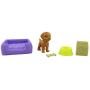 Barbie Replacement Parts Dollhouse Series Dreamhouse | FHY73 ~ Replacement Dog Parts Bag - Contents: Dog, Bowl, Bone, Food Bag and Bed