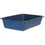 Petmate Open Cat Litter Box,Mouse Grey, Small (14''x10.5''x3.5'')