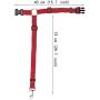 hanwey Heavy Duty Dog Leash Adjustable Safety Leads Pet Car Seat Belt 2 Pack, Strong and Durable Leashes for Large/Medium Dogs Cats