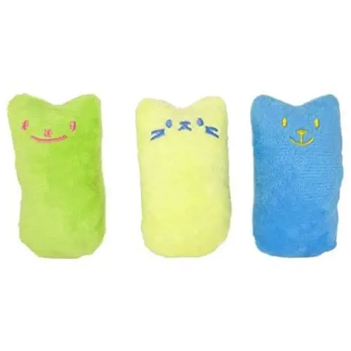 HONBAY 3PCS Funny Interactive Catnip Plush Pillow Toy for Pet Kitten Teething Chewing and Playing HONBAY 3PCS Funny Interactive Catnip Plush Pillow Toy for Pet Kitten Teething Chewing and Playing