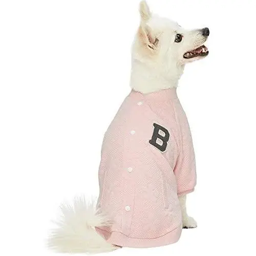 Blueberry Pet 2 Colors Soft & Comfy Baseball Fans Favorite Floral Jacquard Pullover Dog Sweatshirts Blueberry Pet 2 Colors Soft & Comfy Baseball Fans Favorite Floral Jacquard Pullover Dog Sweatshirts