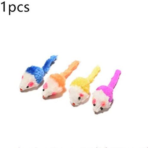 10 pcs Rabbit Fur False Mouse Pet Cat Toys Mini Funny Playing Toys for Cats Kitten