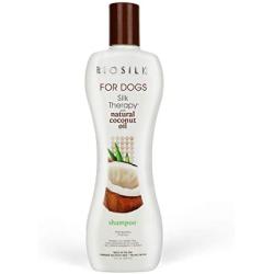 BioSilk for Dogs Silk Therapy Dog Shampoo with Organic Coconut Oil | Coconut Dog Shampoo, Sulfate and Paraben Free