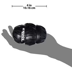 Tonka Tri-Stack Treat Feeder Dog Toy, Lightweight, Durable and Water Resistant, Single Unit, Black