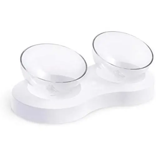 Love Dream Cat Bowls Elevated, Raised Cat Food Bowls with Stand, 0/20° Tilted Cat Food Water Bowl Stress-Free Suit for Cats Small Dogs Love Dream Cat Bowls Elevated, Raised Cat Food Bowls with Stand, 0/20° Tilted Cat Food Water Bowl Stress-Free Suit for Cats Small Dogs
