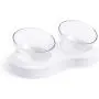 Love Dream Cat Bowls Elevated, Raised Cat Food Bowls with Stand, 0/20° Tilted Cat Food Water Bowl Stress-Free Suit for Cats Small Dogs Love Dream Cat Bowls Elevated, Raised Cat Food Bowls with Stand, 0/20° Tilted Cat Food Water Bowl Stress-Free Suit for Cats Small Dogs