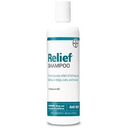 Bayer Relief Shampoo, Temporary Relief of itching and flaking, moisturizer for Dry Skin and Coat