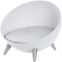 PawsMark Plastic Bowl Shaped Chair Sofa Sleeping Bed House Lounge for Cats