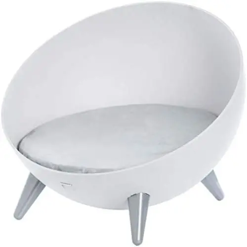 PawsMark Plastic Bowl Shaped Chair Sofa Sleeping Bed House Lounge for Cats PawsMark Plastic Bowl Shaped Chair Sofa Sleeping Bed House Lounge for Cats