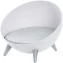PawsMark Plastic Bowl Shaped Chair Sofa Sleeping Bed House Lounge for Cats