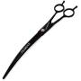 9'' Professional Pet Dog Grooming Scissors Suit Cutting&Down-Curved Shears Kit (9 Inch, Black Curved Downward)