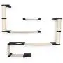 CatastrophiCreations Roman - Multiple-Level Cat Hammock & Climbing Activity Center Wall-Mounted Cat Tree Shelves CatastrophiCreations Roman - Multiple-Level Cat Hammock & Climbing Activity Center Wall-Mounted Cat Tree Shelves