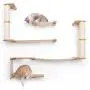 CatastrophiCreations Roman - Multiple-Level Cat Hammock & Climbing Activity Center Wall-Mounted Cat Tree Shelves CatastrophiCreations Roman - Multiple-Level Cat Hammock & Climbing Activity Center Wall-Mounted Cat Tree Shelves