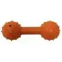 3 Premium Quality Rubber Toys Green Ring Orange Bone Blue Ball Dog Play Outdoor