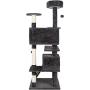 JJW Cat Tree Tower with Sisal Scratching Posts Condos,Hammock Plush Perches,Cat Activity Centres Kittens Furniture Play House