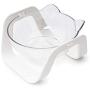 Songchet Double Dog Cat Bowls Pet Detachable Bowl 0-15 Degree Adjustable Reduce The Pressure of Cat Neck Non Slip Rubber Food Water Feeder Cats Small Dogs