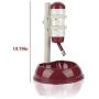 Pet Dog Drinking Fountain, Dog Cat Dish Bottle Bowl Water Dispenser Height Adjustable Automatic Feeding Water Dispenser Drinker Food Feeder