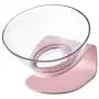 ZEXPRO Transparent Plastic Bowl Elevated Stand Detachable for Cats and Small Dogs with Anti Slip Tilted Design 15 Degree Pet Food Water Feeder ZEXPRO Transparent Plastic Bowl Elevated Stand Detachable for Cats and Small Dogs with Anti Slip Tilted Design 15 Degree Pet Food Water Feeder