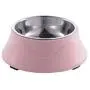 CWWAN Pet Bowl Stainless Steel Dog Bowl cat Bowl Personality Creative Single Bowl pet Bowl (Pink) CWWAN Pet Bowl Stainless Steel Dog Bowl cat Bowl Personality Creative Single Bowl pet Bowl (Pink)