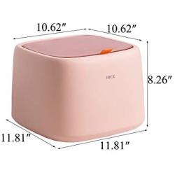 SPRICHIC Pet Food Storage Container - Store up to 22lbs Dry Food, Flip Top Plastic Food Storage Bin for Dog, Cat, Bird, with 2 Pet Food Bowls & Measuring Cup, BPA Free