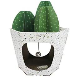 ACC Cactus Cat House & Cat Scratcher w/ Bonus Catnip included