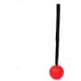 XIHONGSHIR Dog Rubber Balls Chew Toy, Dog Toy Balls with Rope, Pet Healthy and IQ Balls, Environmental Soft Rubber Non Toxic, Teeth Cleaning, Purple (2 Pack),Red,5cm