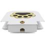Piepea Brass Valve Outdoor Dog/Pet Water Fountain, Step On Dog/Pet Water Dispenser System for Fresh Water, Upgraded Version providing Constant Stream,41'' Hose