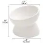LIONWEI LIONWELI Ceramic Small Elevated Cat Dog Bowl Raised Cat Food Water Bowl Dish no Spill Pet Comfort Feeding Bowls LIONWEI LIONWELI Ceramic Small Elevated Cat Dog Bowl Raised Cat Food Water Bowl Dish no Spill Pet Comfort Feeding Bowls