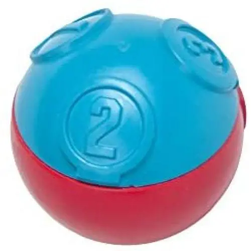 Challenge Ball Durable Treat Hiding Rubber Tough Dog Toy by Petstages, 3 Difficulty Levels Challenge Ball Durable Treat Hiding Rubber Tough Dog Toy by Petstages, 3 Difficulty Levels