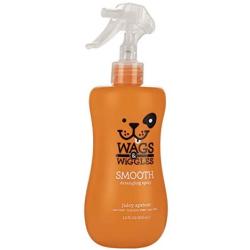 Wags & Wiggles Smooth Detangling Spray in Juicy Apricot | Dog Grooming Detangler Spray | Dog Freshening Spray, 12 Ounces