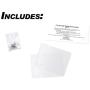 LAMINET The Original Deluxe Cat Scratch Shields - Protect Your Furniture with Our Deluxe Heavy Duty Furniture Scratch Shields - Set of 2 Heavy Duty Flexible Plastic Shields