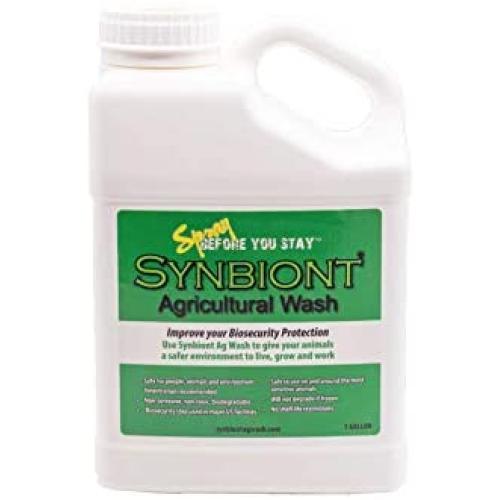 SYNBIONT AGRICULTURAL WASH Ag Wash: 1 Gallon Concentrate Horse Shampoo pet Supplies Dog Shampoo Horse tack wash