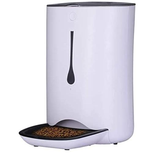 CHZHENG Automatic Pet Feeder, Dog Cat Food Dispenser Distribution Alarms, Portion Control, Voice Recorder, Programmable Timer for Up to 4 Meals Per Day