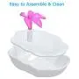 Fountain Blue Pet Water Fountain for Cats & Small Dogs, Automatic Cat Water Dispenser Filtered Running Water Pet-Self Drinking Waterer with 2 Spouts, 2 Filters, USB Pump, 1.8 L/60 oz Water Capacity Fountain Blue Pet Water Fountain for Cats & Small Dogs, Automatic Cat Water Dispenser Filtered Running Water Pet-Self Drinking Waterer with 2 Spouts, 2 Filters, USB Pump, 1.8 L/60 oz Water Capacity