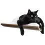 Akemi Tanaka Curve Modern Bentwood Wall-Mounted Cat Perch Cat Window Seat Cat Shelf Akemi Tanaka Curve Modern Bentwood Wall-Mounted Cat Perch Cat Window Seat Cat Shelf