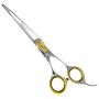 Sharf Gold Touch Grooming Pet Shear, 6.5 Inch Curved Scissors, Use Curved Shears for Cat Shears and Small Dog Shears Or Any Breed Trimming Cuts