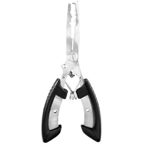Meiliss Stainless Steel Fishing Pliers Fishing Line De-Hooking Device Wire Cutters Multi-Function Knitting Knife and Unhooking Tool