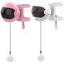 ocijf179 Electronic Cat Toy Electrical Automatic Lifting Cats Ball Kitten Teaser Interactive Toys Pet Supply - Pink