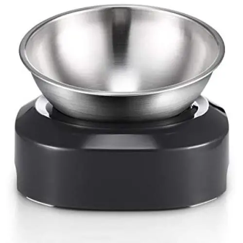 Vekonn Elevated Cat Bowl, Cat and Small Dog Food Bowl Stand, Stainless Steel Cat Food Bowl, Healthy Eating Posture and Ergonomics for Pets, Non Slip No Spill Vekonn Elevated Cat Bowl, Cat and Small Dog Food Bowl Stand, Stainless Steel Cat Food Bowl, Healthy Eating Posture and Ergonomics for Pets, Non Slip No Spill
