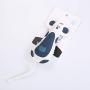 ocijf179 Pet Toy Pet Canvas Ring Paper Mouse Shape Kitten Cat Toy Chewing Teething Pet Supplies - Brown