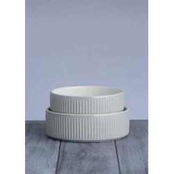 Mason Cash Linear Grey Pet Bowl 15x5cm , One Size