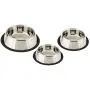 King International Stainless Steel Dog Bowls with Anti-Skid Rubber Base Set of 3- Small (16 Oz) Medium (24 Oz) Large (32 Oz)- Pet Feeding Bowl for Dogs, Puppy Cat and Kitten-Feed water wet food treats King International Stainless Steel Dog Bowls with Anti-Skid Rubber Base Set of 3- Small (16 Oz) Medium (24 Oz) Large (32 Oz)- Pet Feeding Bowl for Dogs, Puppy Cat and Kitten-Feed water wet food treats
