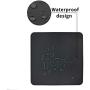 Ptlom Pet Placemat for Dog and Cat, Mat for Prevent Food and Water Overflow, Suitable for Medium and Small Pet,Silicone, 13'' 13''