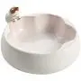 DotPet Cat Feeding Bowls, Ceramics Single Food Feeding Bowl for Cats/Dogs, Non-Slip Anti-Spill Ceramics Single Dish or Water Feeder Bowl DotPet Cat Feeding Bowls, Ceramics Single Food Feeding Bowl for Cats/Dogs, Non-Slip Anti-Spill Ceramics Single Dish or Water Feeder Bowl