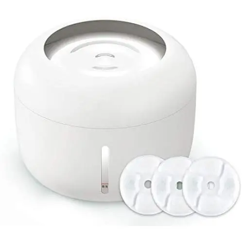 PAKEWAY Cat Dog Water Fountain, 84oz Automatic Cat Water Dispenser, Super Quiet Fountain PAKEWAY Cat Dog Water Fountain, 84oz Automatic Cat Water Dispenser, Super Quiet Fountain