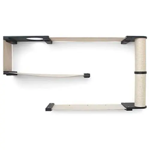 CatastrophiCreations Deluxe Maze Set for Cats Multiple-Level Wall Mounted Scratch, Hammock Lounge CatastrophiCreations Deluxe Maze Set for Cats Multiple-Level Wall Mounted Scratch, Hammock Lounge