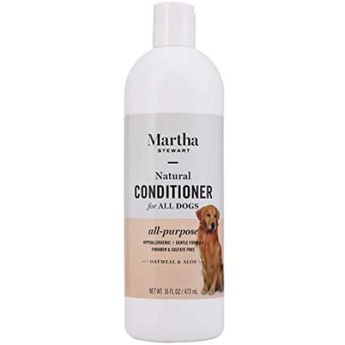 Martha Stewart for Pets All-Purpose Conditioner for Dogs with Oatmeal and Aloe | Natural Oatmeal Dog Conditioner is Naturally Moisturizing, Soothing, and Nourishing for All Dogs | 16 Ounces (FF9601)