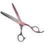 LILYS PET Professional PET Dog Grooming Titanium Scissors Set,Straight & Curved & Thinning & Chunker Scissors with 1 Grooming Comb for Dog Cat and More Pets Grooming (Purple) LILYS PET Professional PET Dog Grooming Titanium Scissors Set,Straight & Curved & Thinning & Chunker Scissors with 1 Grooming Comb for Dog Cat and More Pets Grooming (Purple)