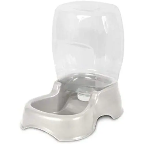 Petmate Pet Cafe Waterer Cat and Dog Water Dispenser 4 Sizes, Pearl White Petmate Pet Cafe Waterer Cat and Dog Water Dispenser 4 Sizes, Pearl White