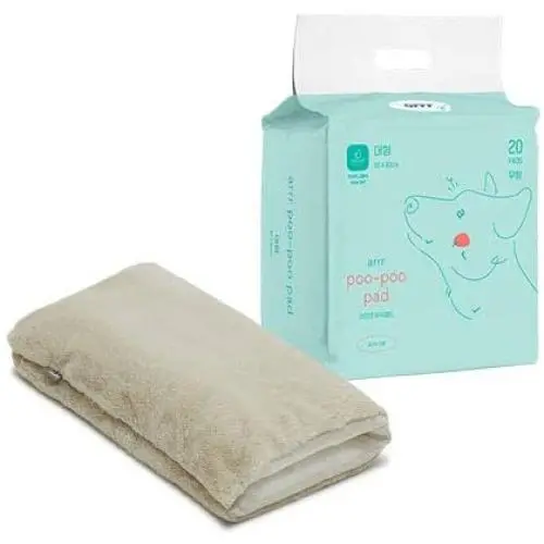 ARRR Oatmeal Cushy Mat & Poo Poo Pad XL Set for Large Sized Pets ARRR Oatmeal Cushy Mat & Poo Poo Pad XL Set for Large Sized Pets